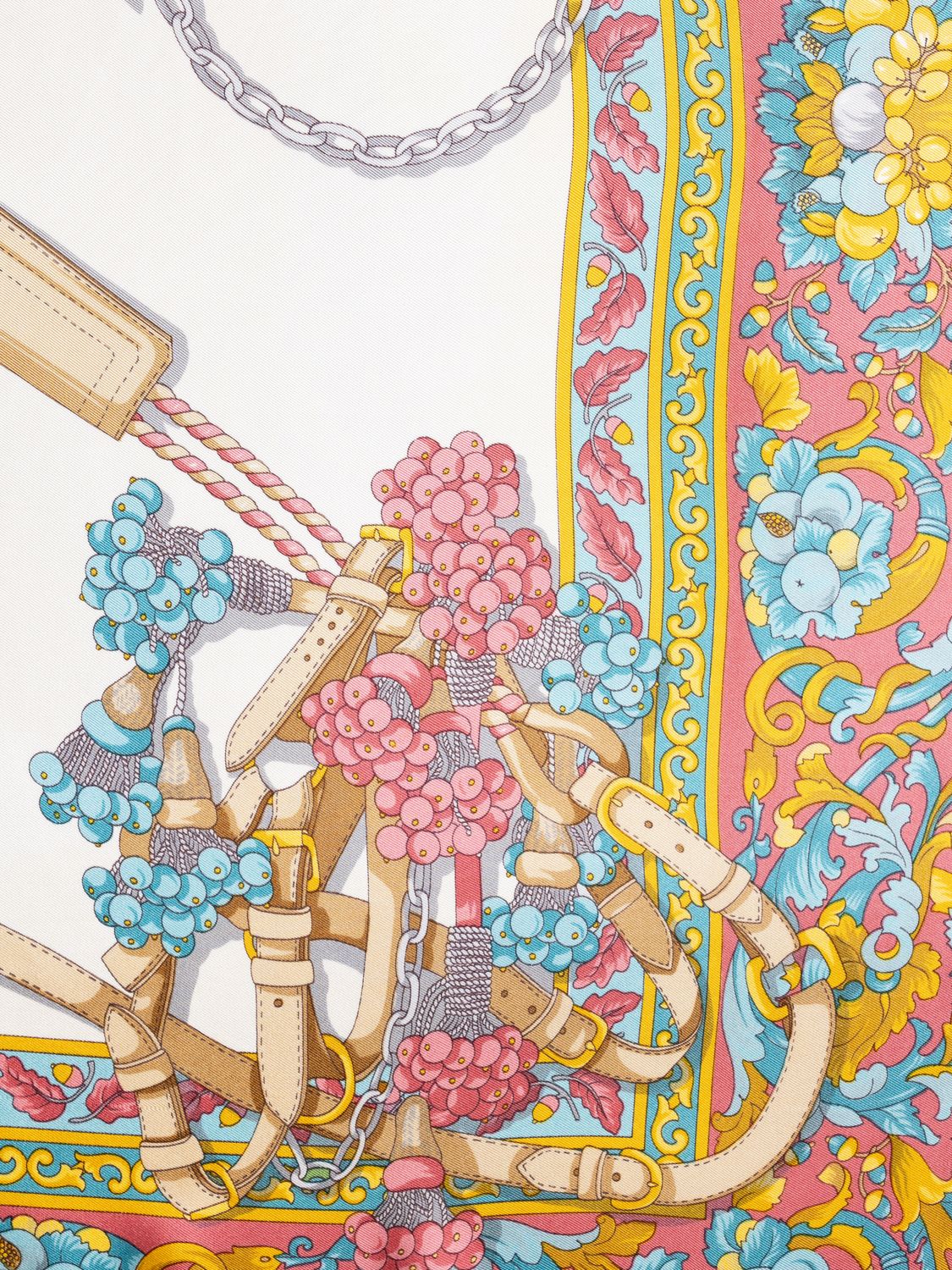 Loewe Equestrian Baroque Silk Scarf