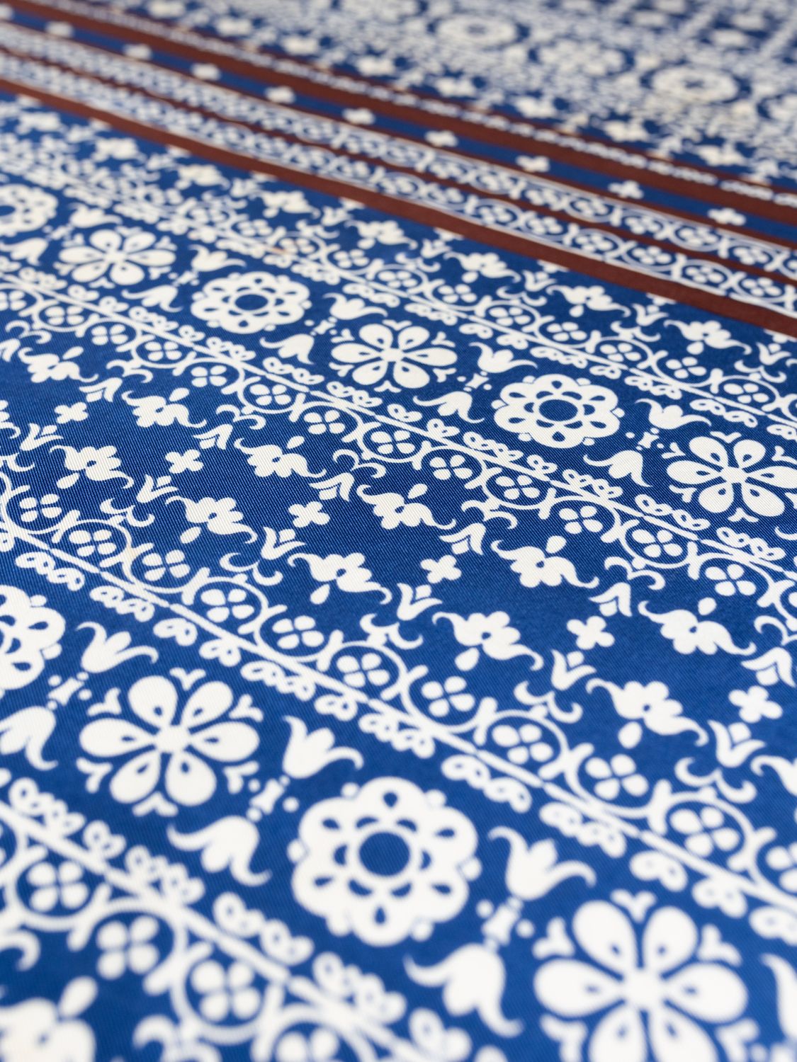 Christian Dior Ornamental Tile Silk Scarf