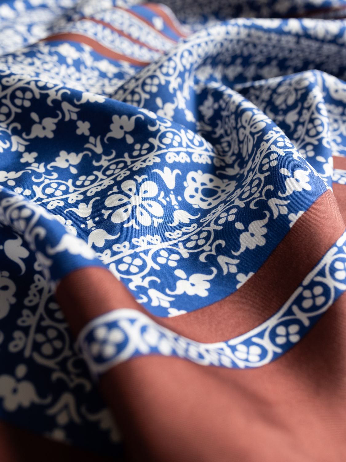 Christian Dior Ornamental Tile Silk Scarf