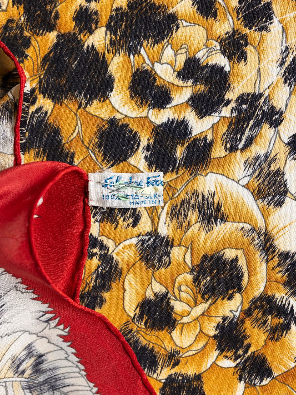 Ferragamo Jungle Leopard Silk Scarf