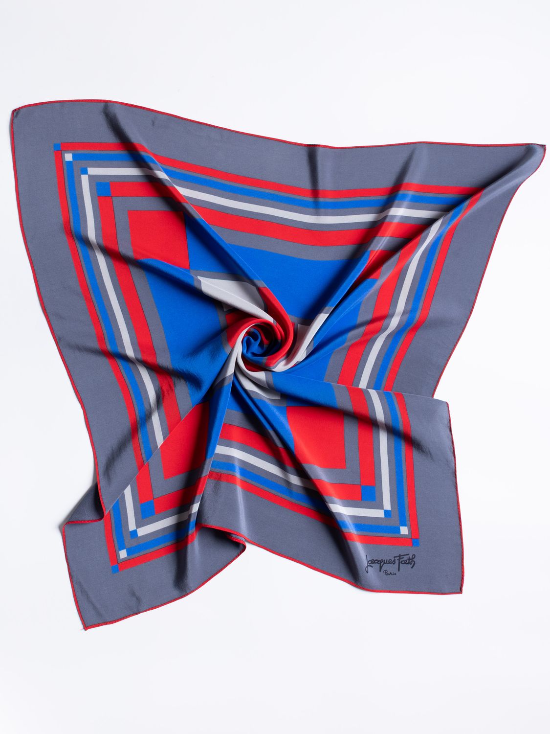 Jacques Fath Silk Scarf