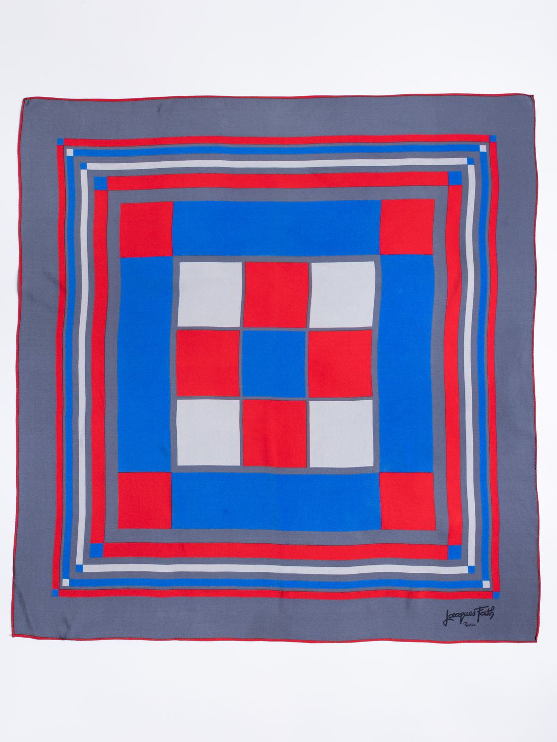Jacques Fath Silk Scarf