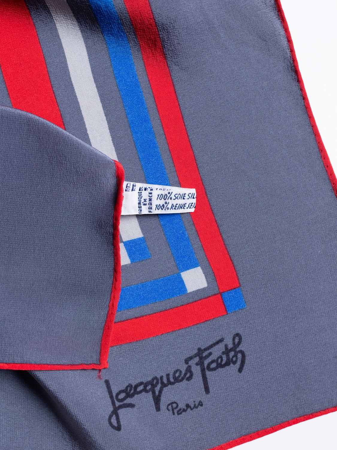 Jacques Fath Silk Scarf