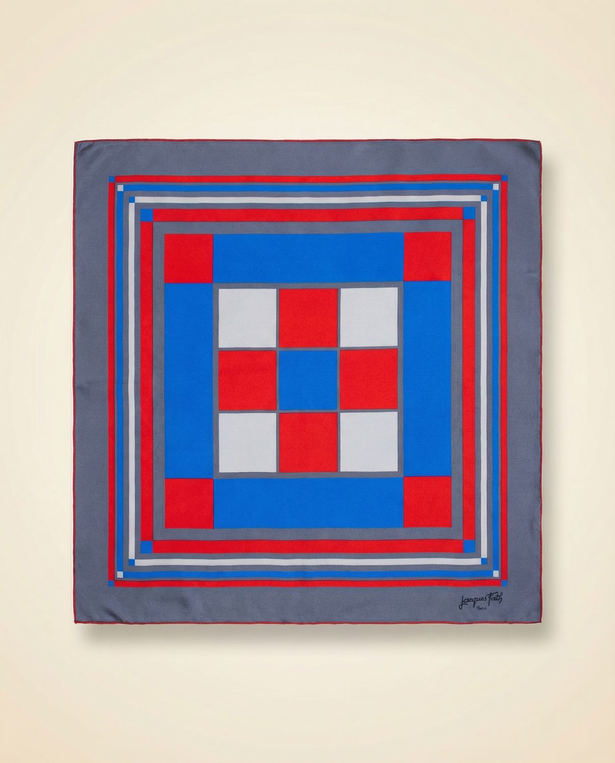 Jacques Fath Silk Scarf