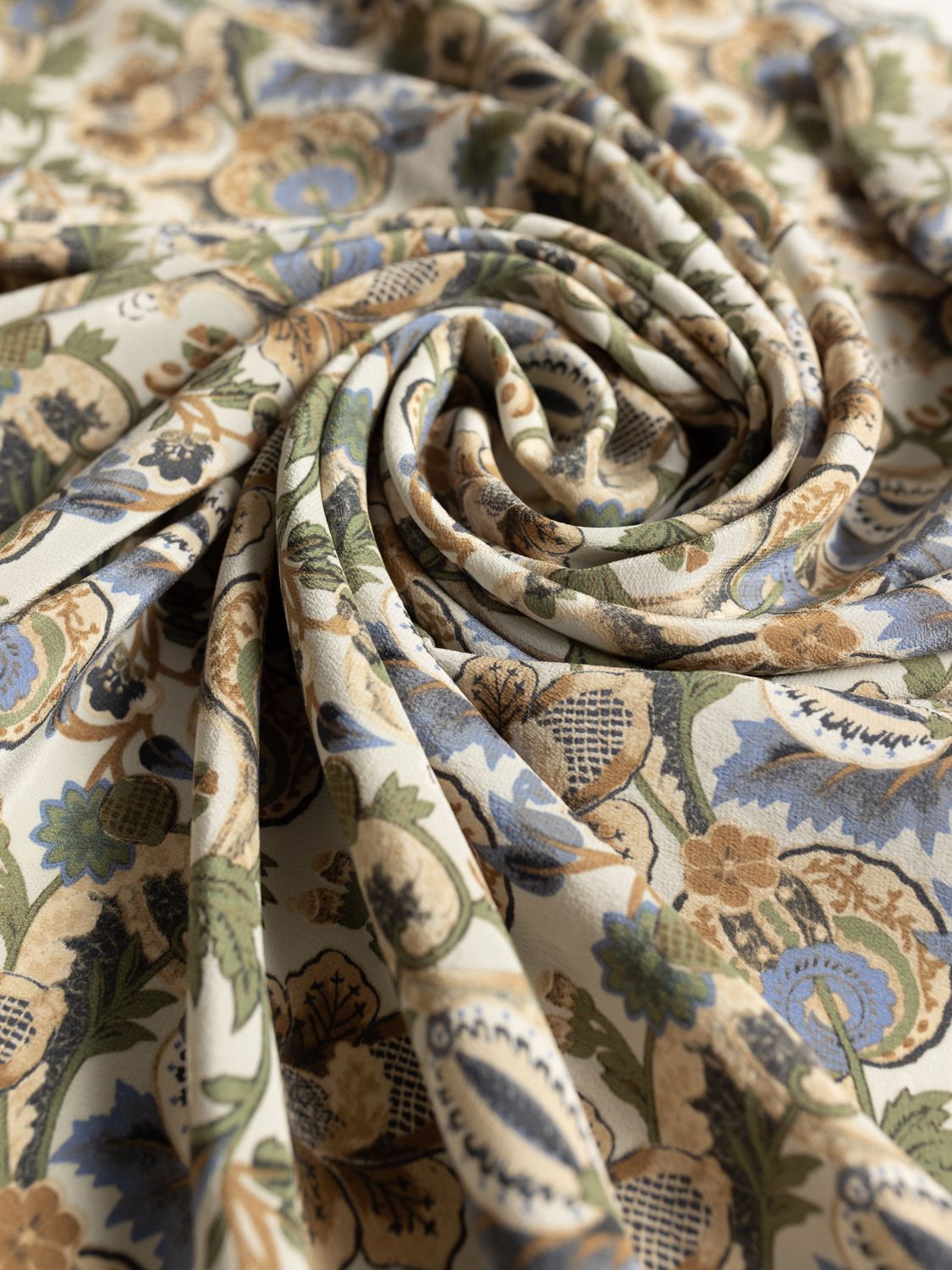Giorgio Armani Floral Paisley Silk Scarf