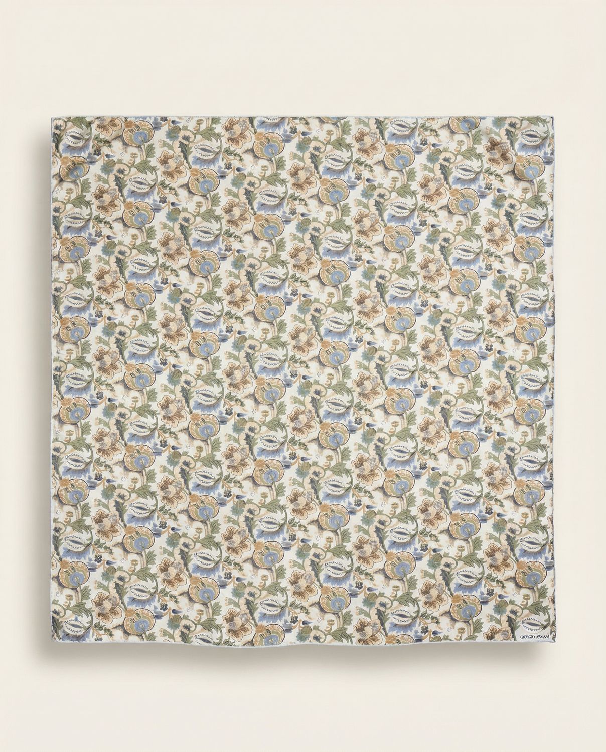 Giorgio Armani Floral Paisley Silk Scarf