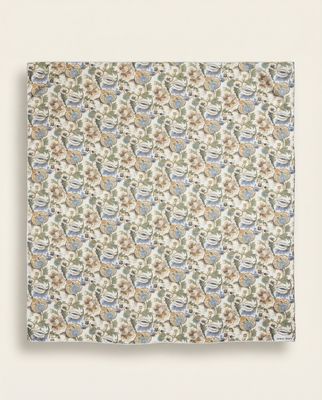 Giorgio Armani Floral Paisley Silk Scarf