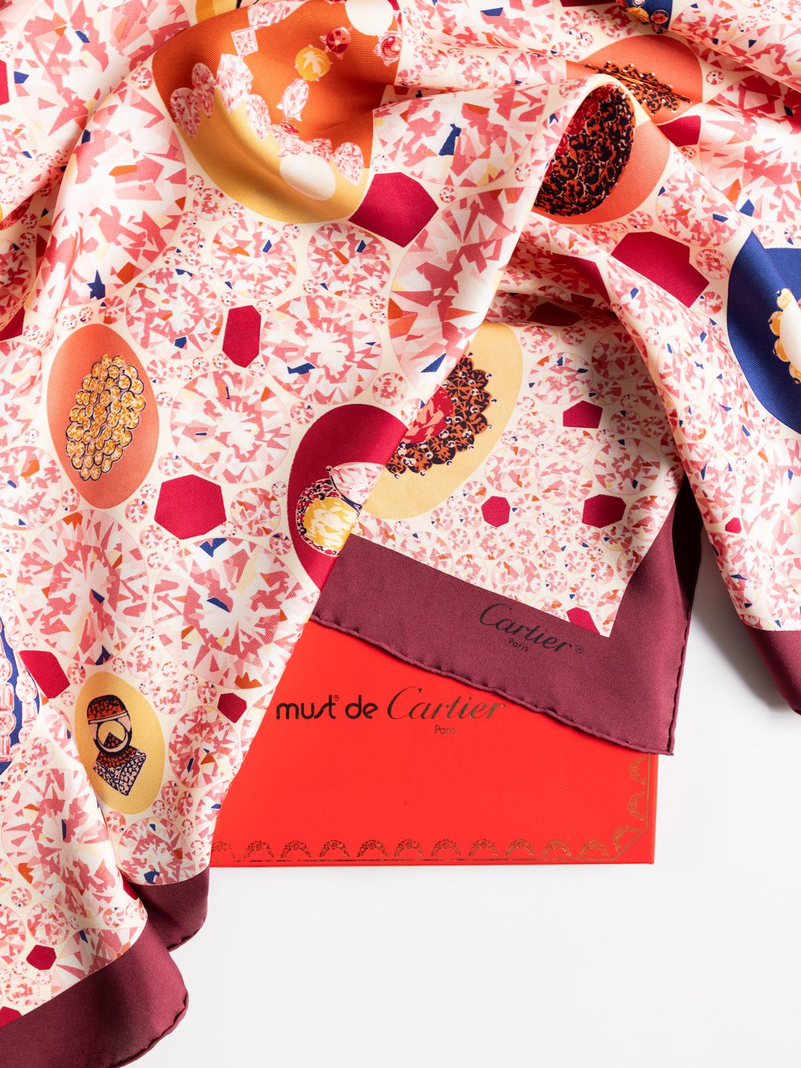 Cartier Jewel Silk Scarf