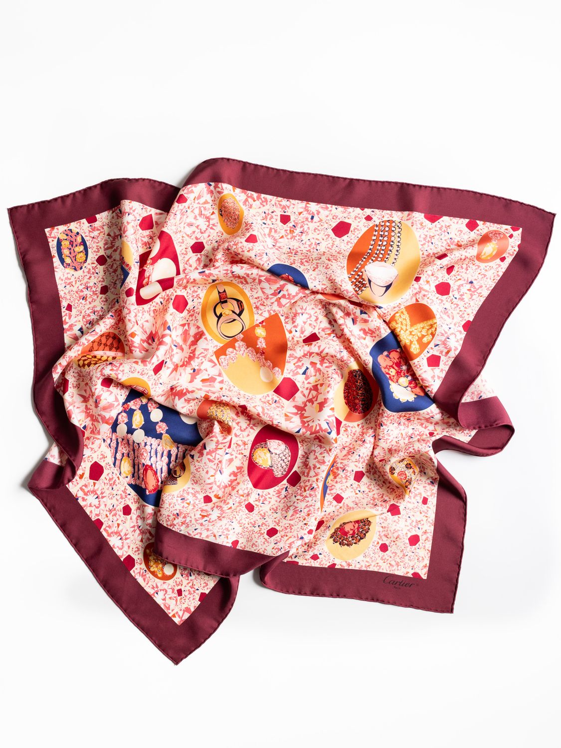 Cartier Jewel Silk Scarf