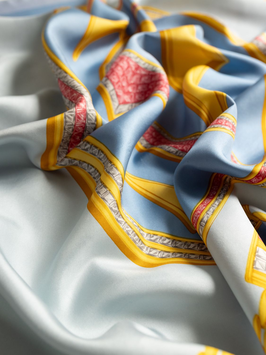 Cartier Double C Monogram Silk Scarf Cartier Double C Monogram Silk Scarf