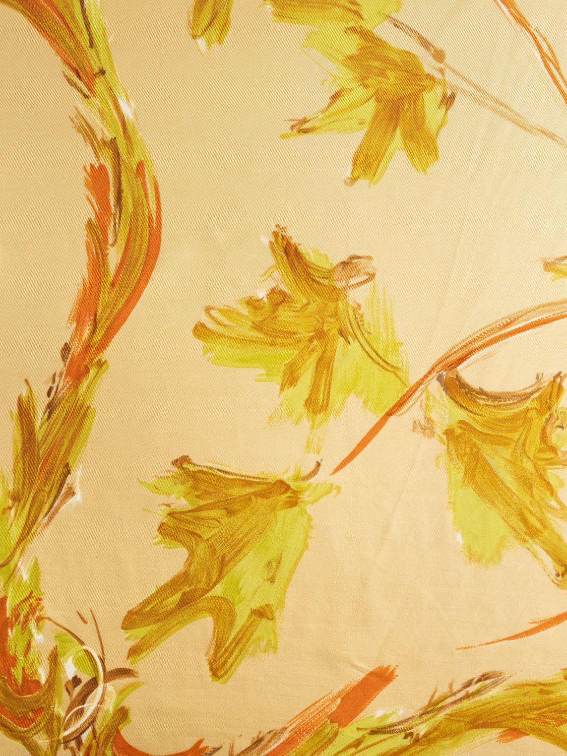 Nina Ricci Autumn Leaves Silk Scarf