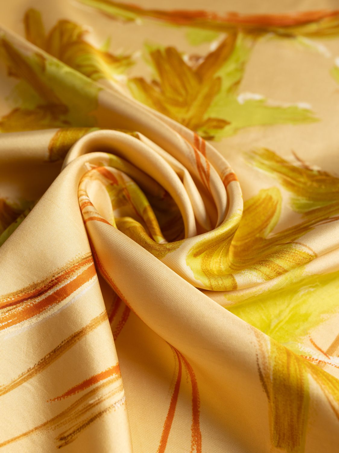 Nina Ricci Autumn Leaves Silk Scarf