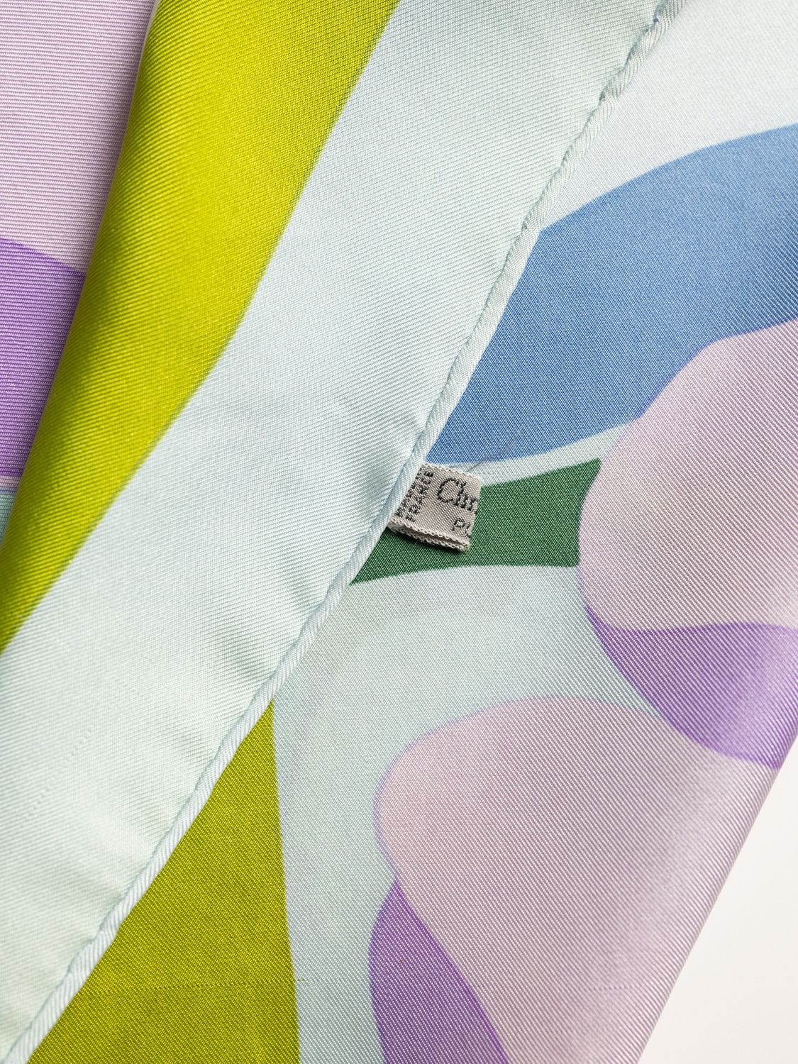 Christian Dior Mod Floral Silk Scarf