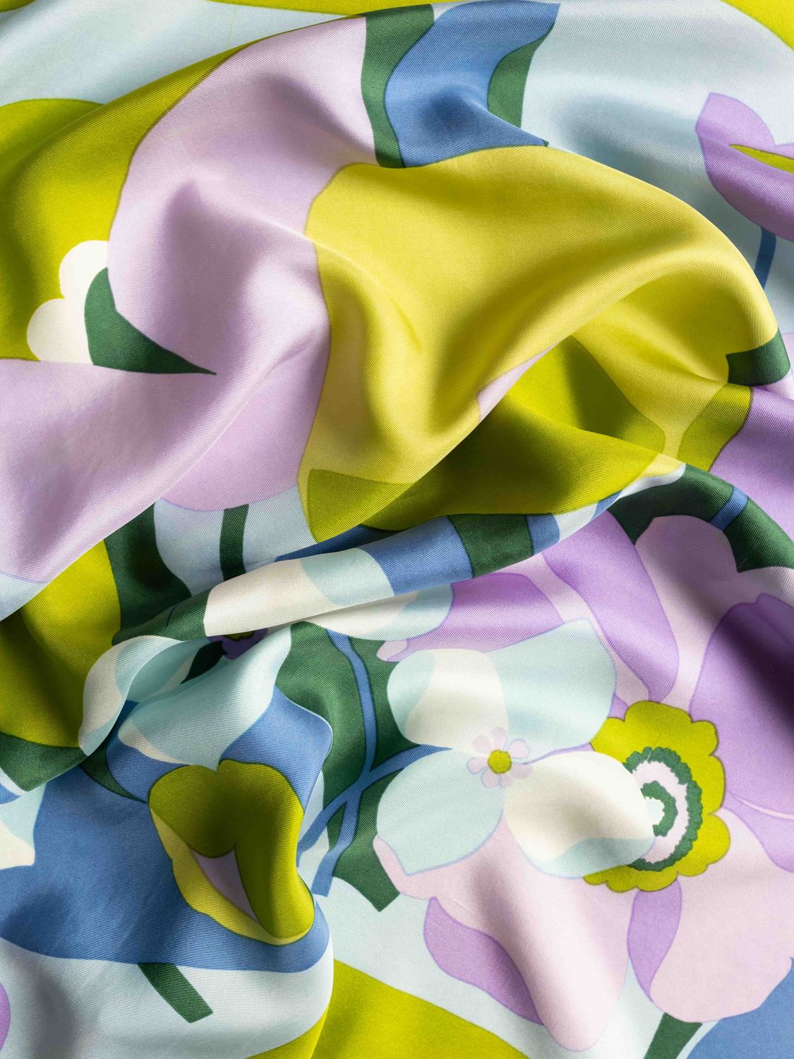 Christian Dior Mod Floral Silk Scarf Christian Dior Mod Floral Silk Scarf