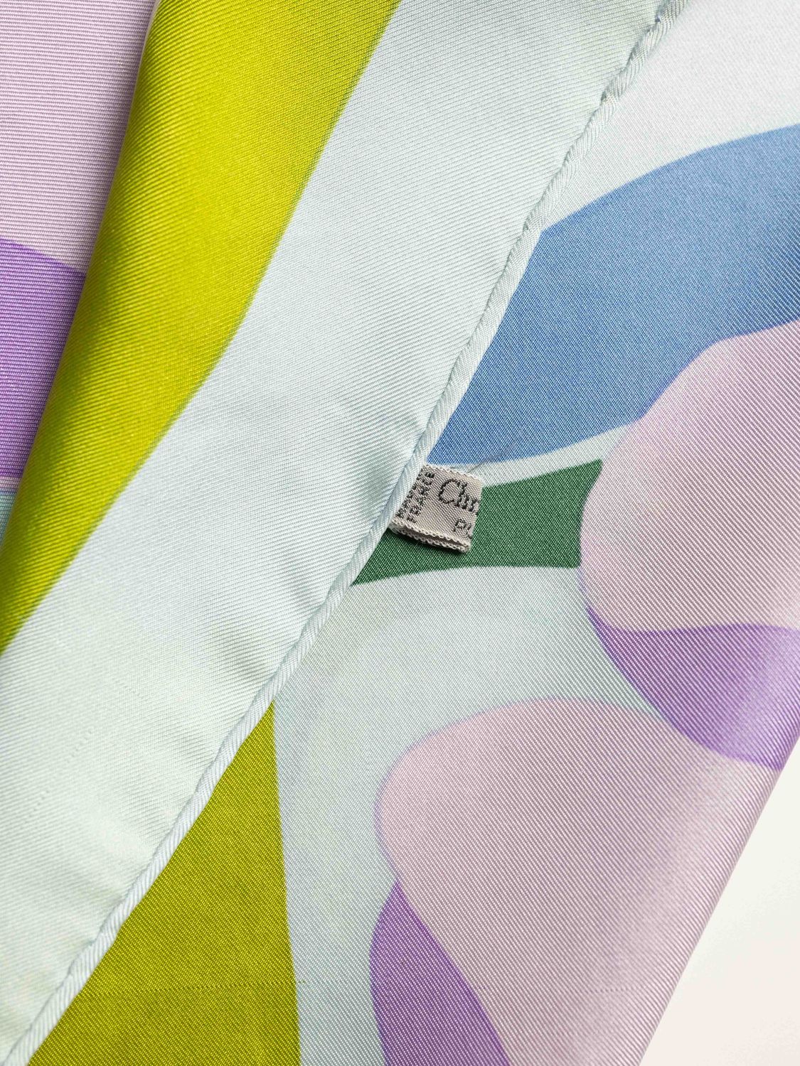 Christian Dior Mod Floral Silk Scarf Christian Dior Mod Floral Silk Scarf