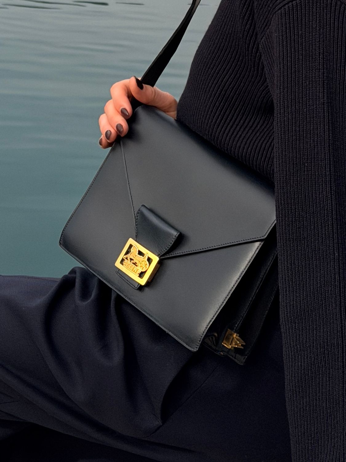 Celine Carriage Logo Bag