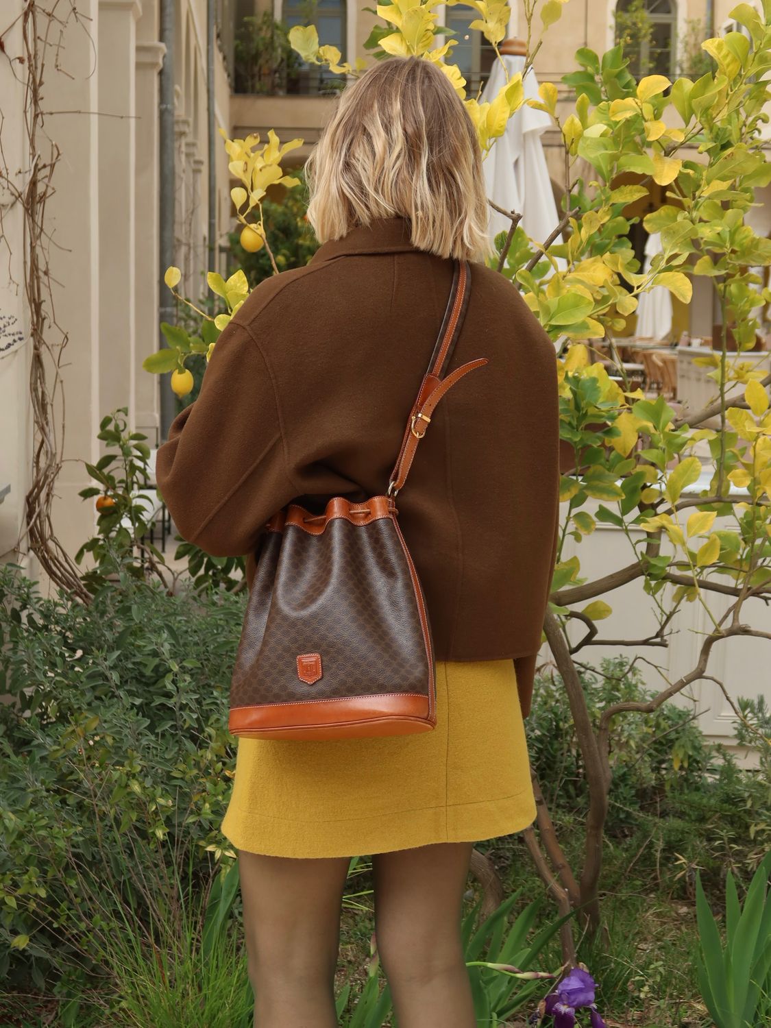 Celine Monogram Bucket Bag