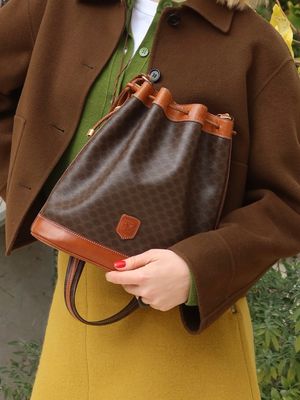 Celine Monogram Bucket Bag