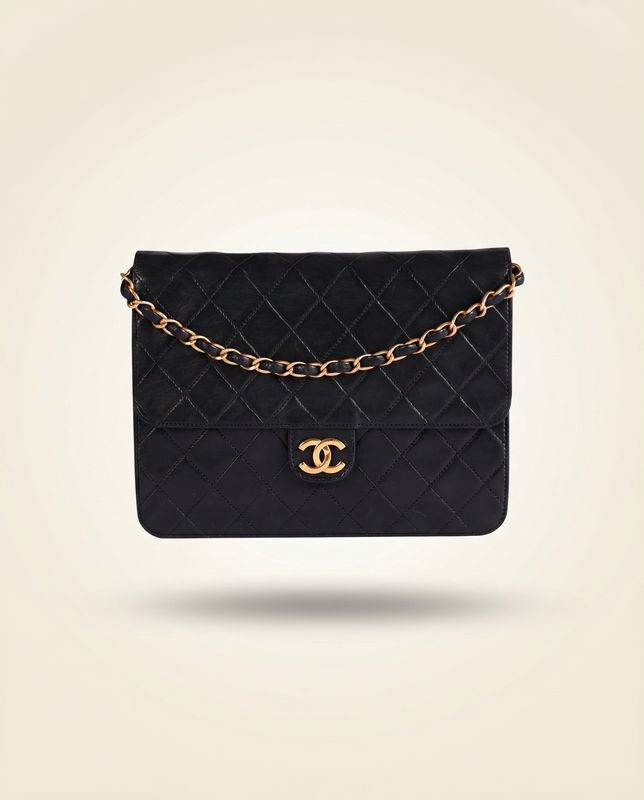 Chanel 24k Single Flap Bag