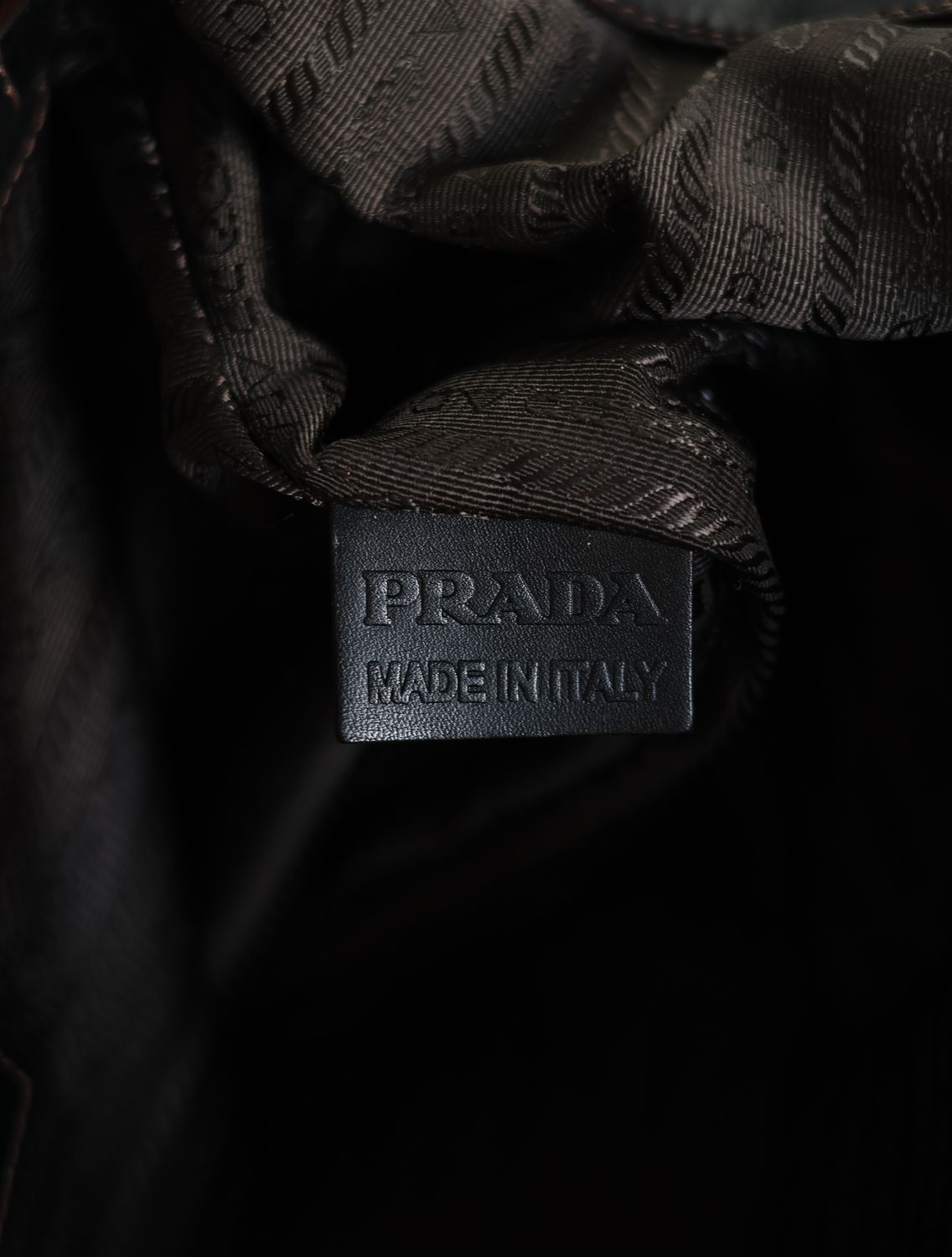 Prada Logo Jacquard Frame Bag