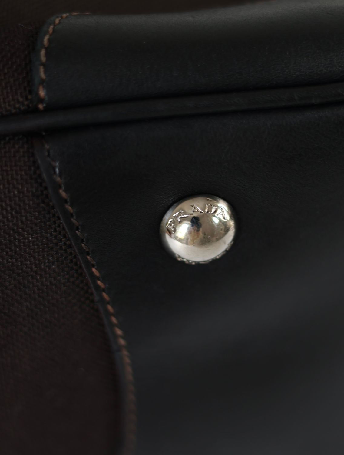 Prada Logo Jacquard Frame Bag