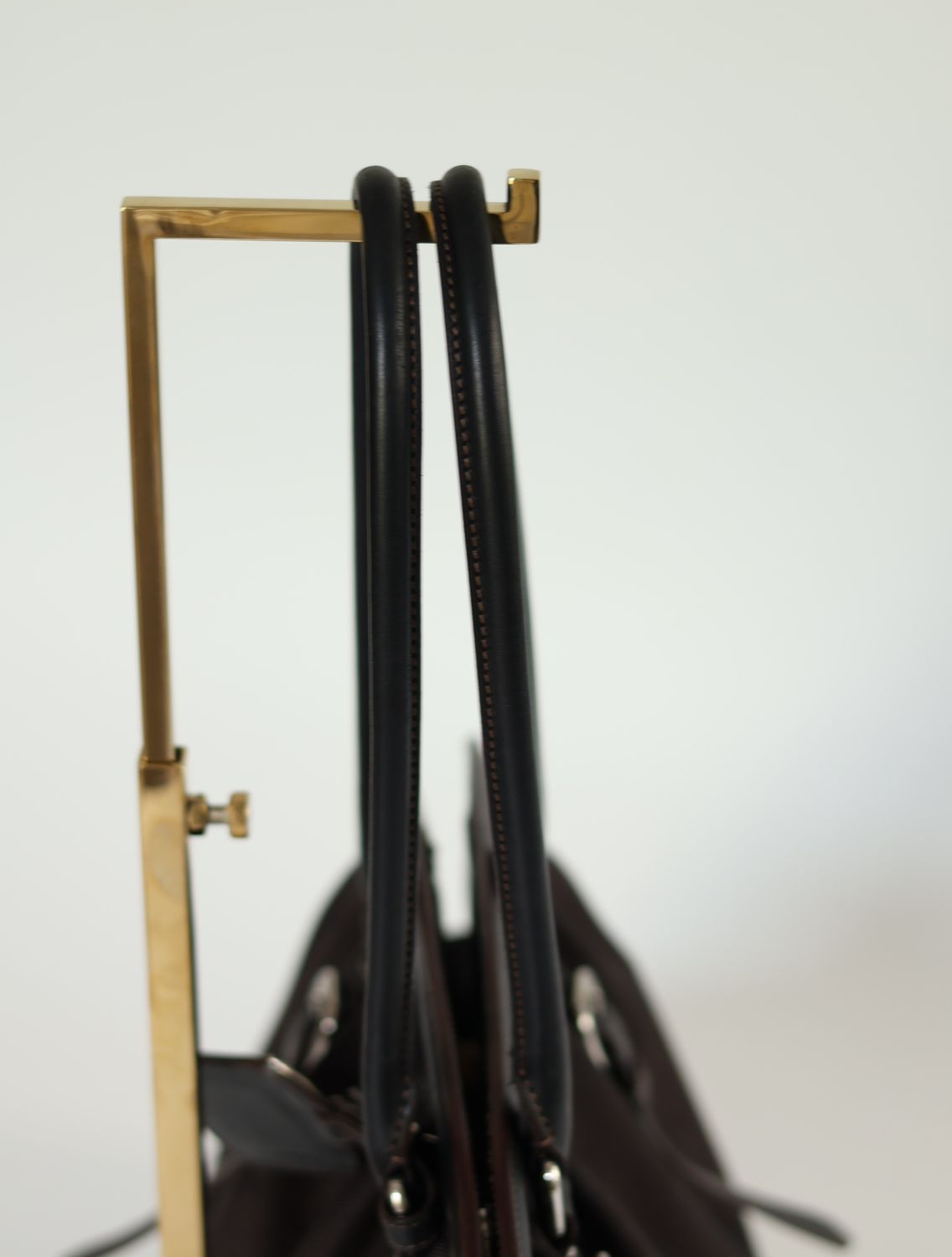 Prada Logo Jacquard Frame Bag