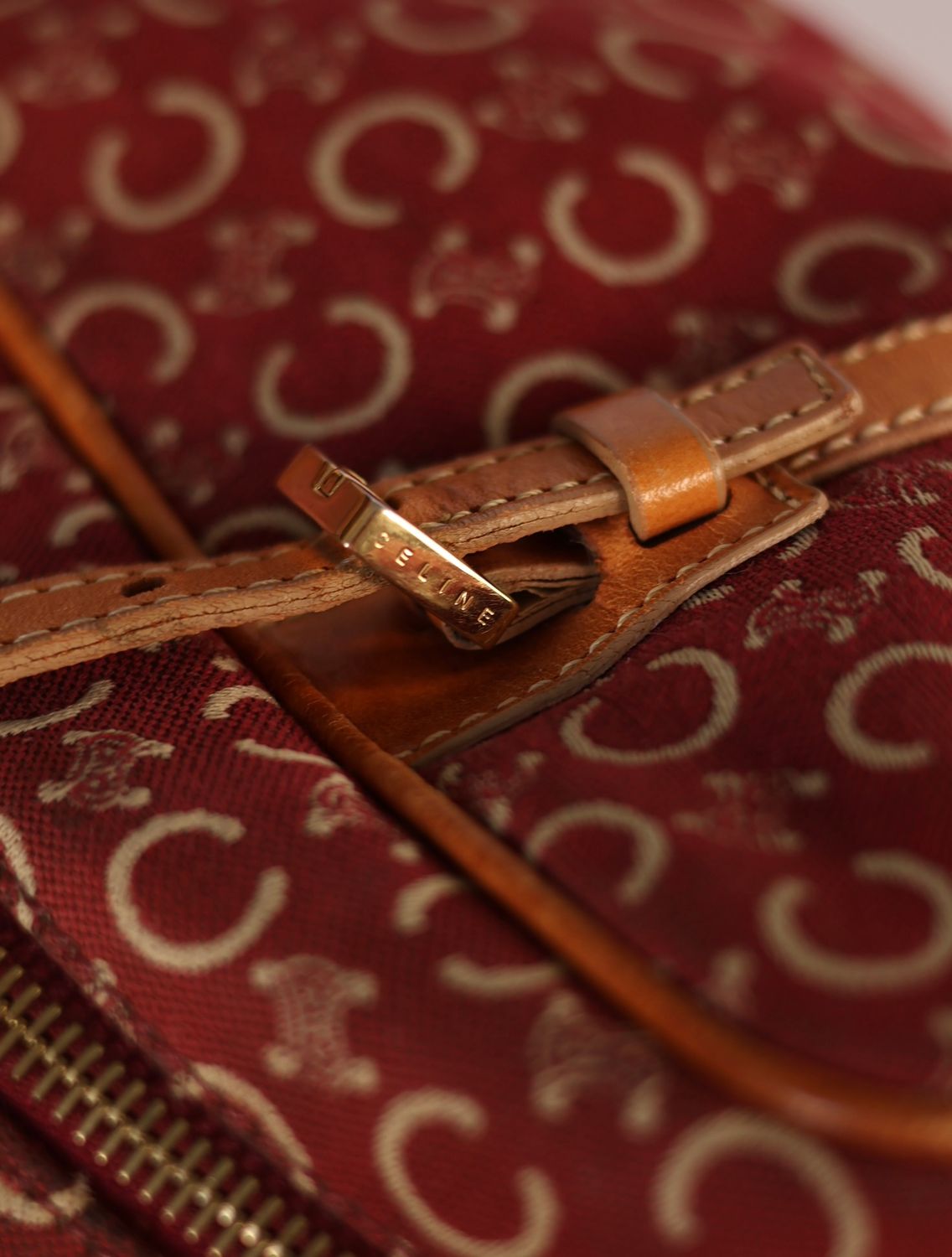 Celine Macadam Bowler Shoulder Bag