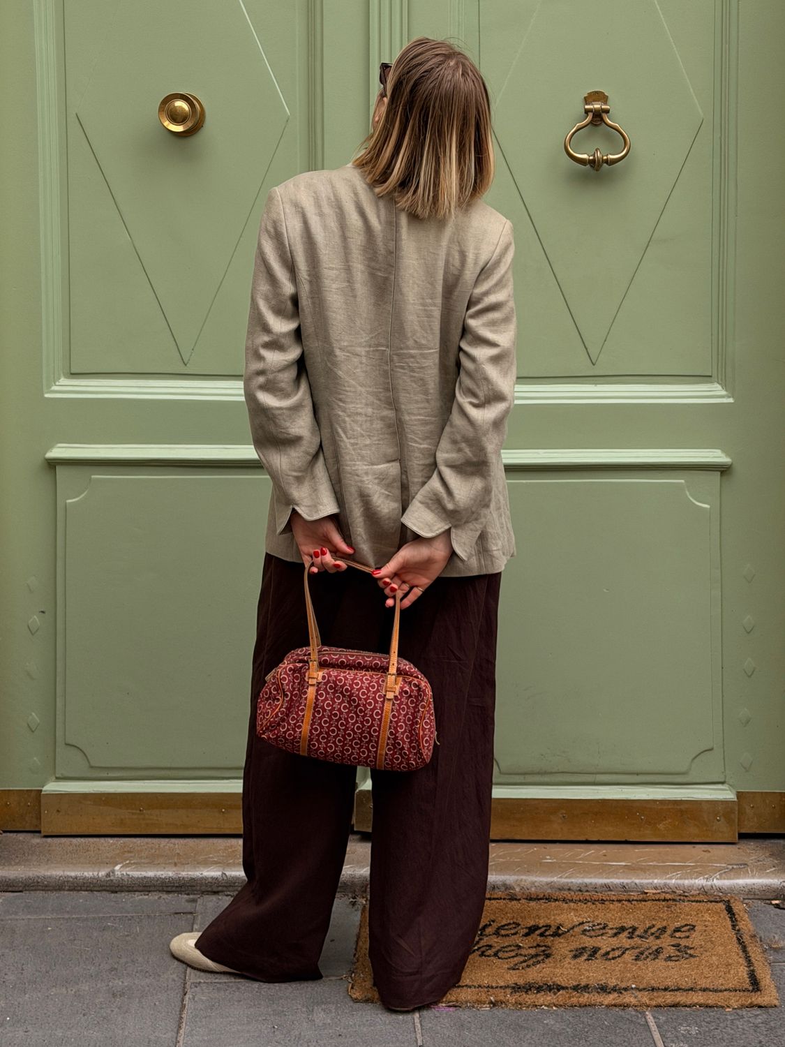 Celine Macadam Bowler Shoulder Bag