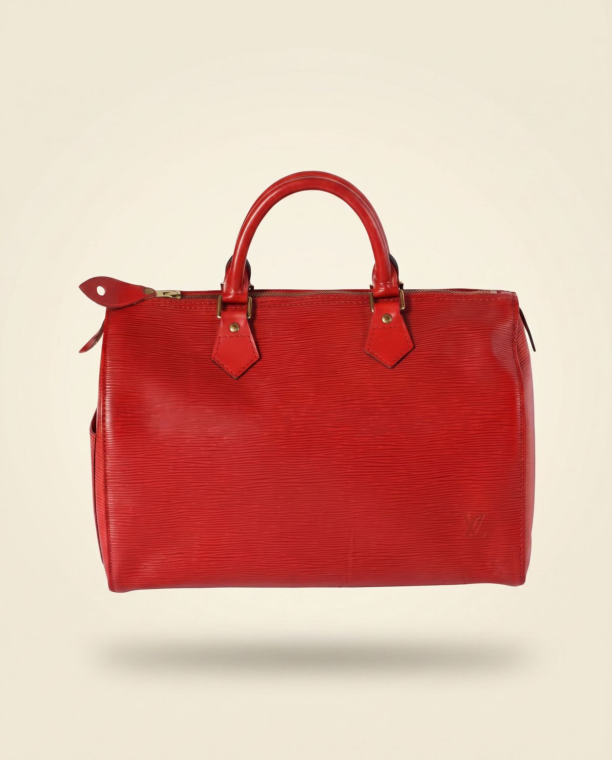 Louis Vuitton Speedy Red Epi 30 Bag