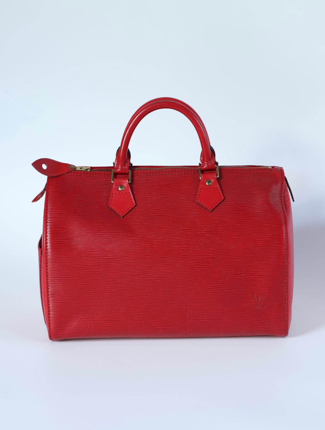 Louis Vuitton Speedy Red Epi 30 Bag