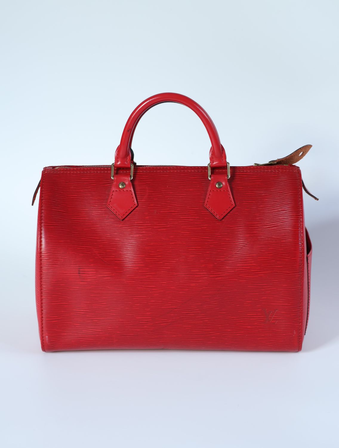 Louis Vuitton Speedy Red Epi 30 Bag