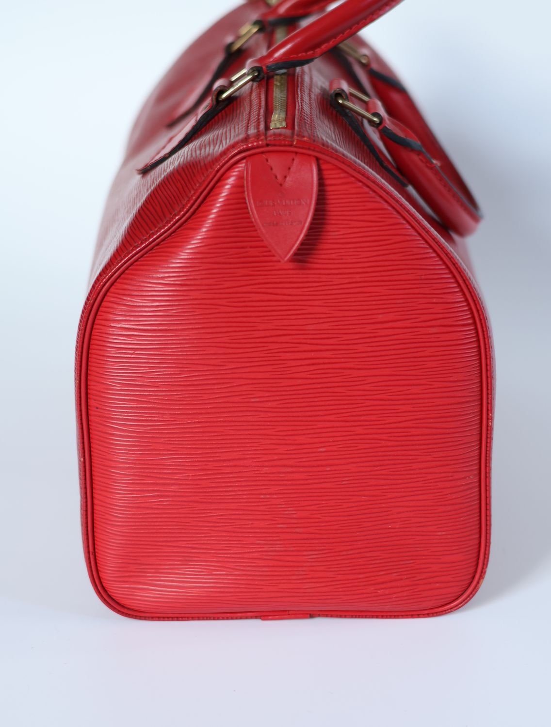 Louis Vuitton Speedy Red Epi 30 Bag