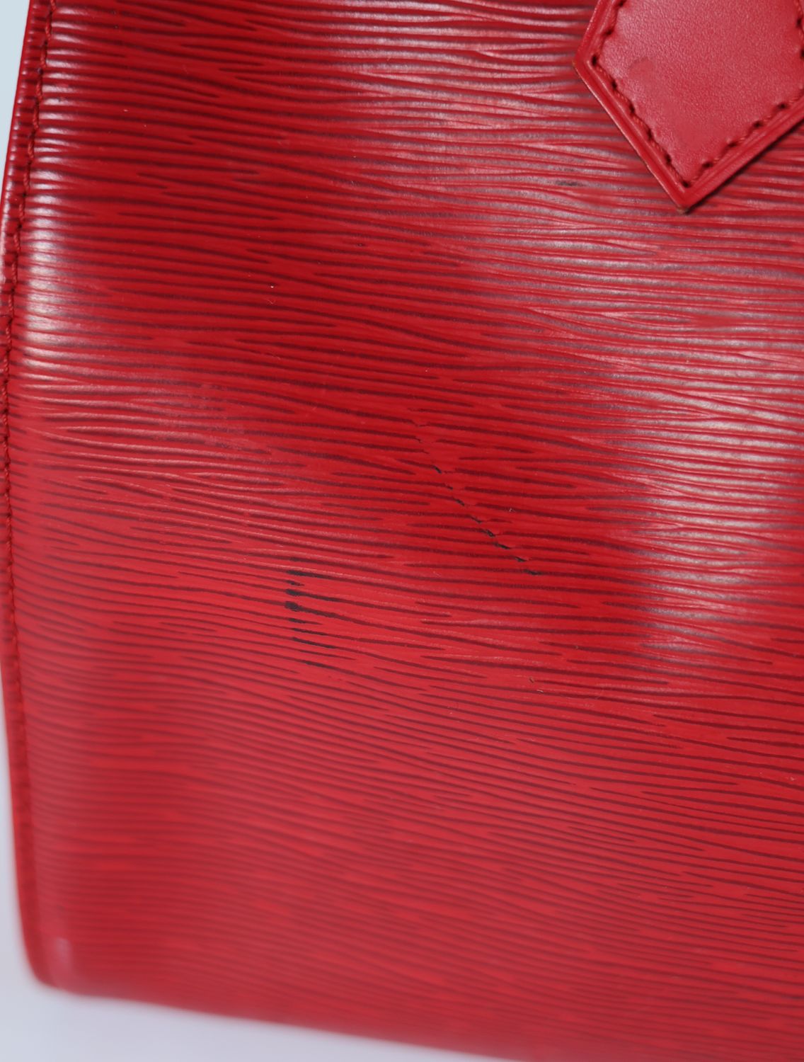 Louis Vuitton Speedy Red Epi 30 Bag