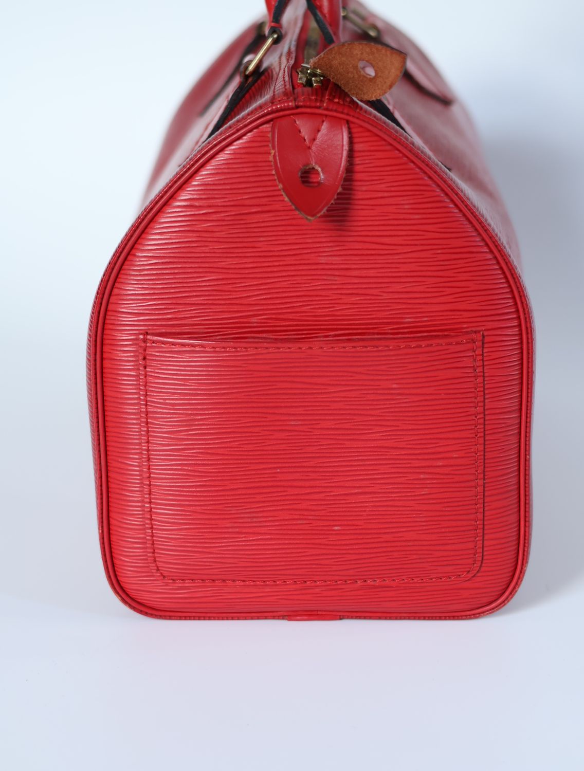 Louis Vuitton Speedy Red Epi 30 Bag