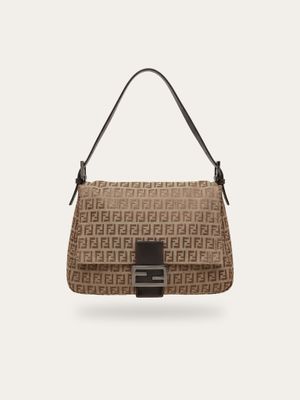Fendi Tobacco Zucca Mamma Baguette Bag