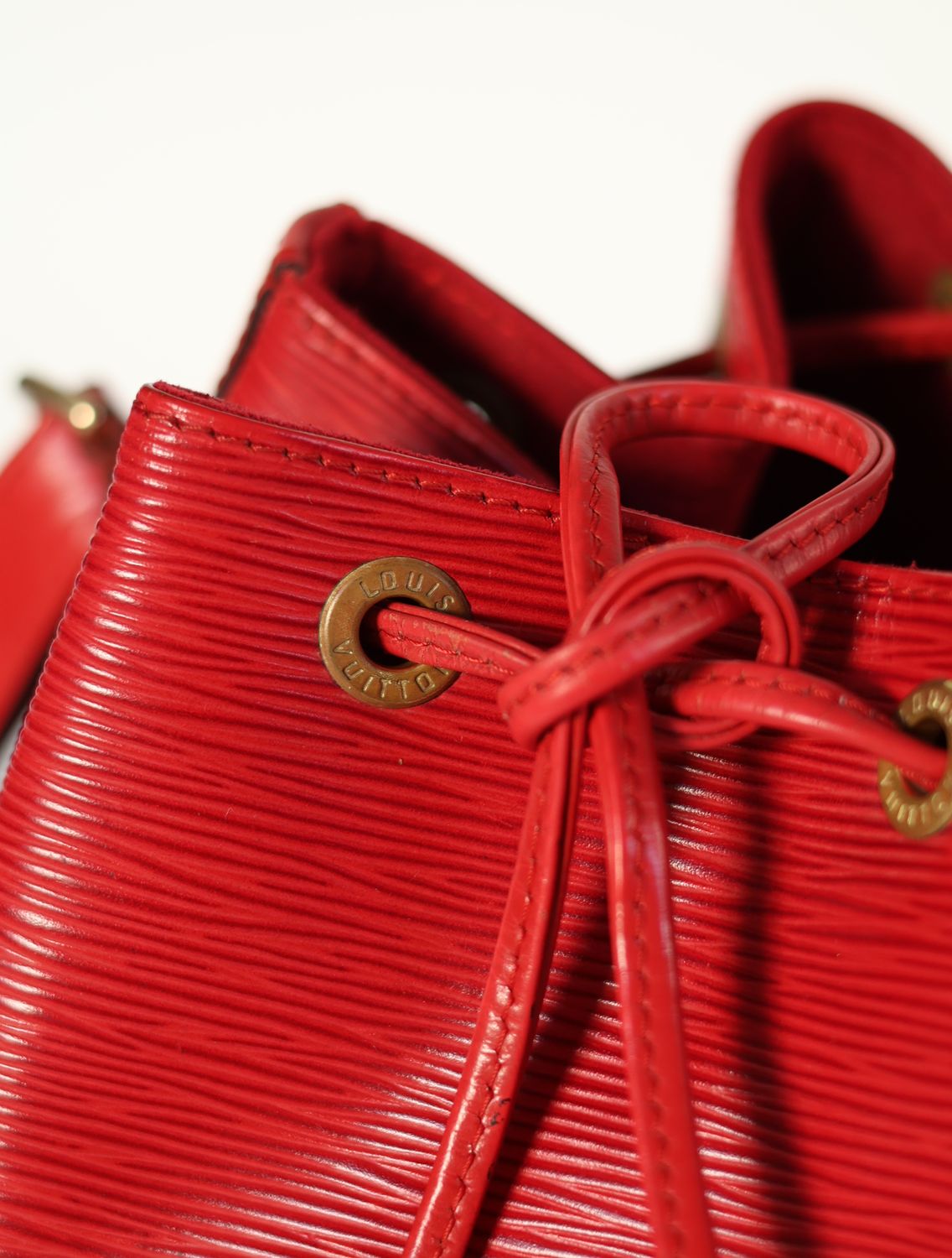 Louis Vuitton Noe Red Epi Bag
