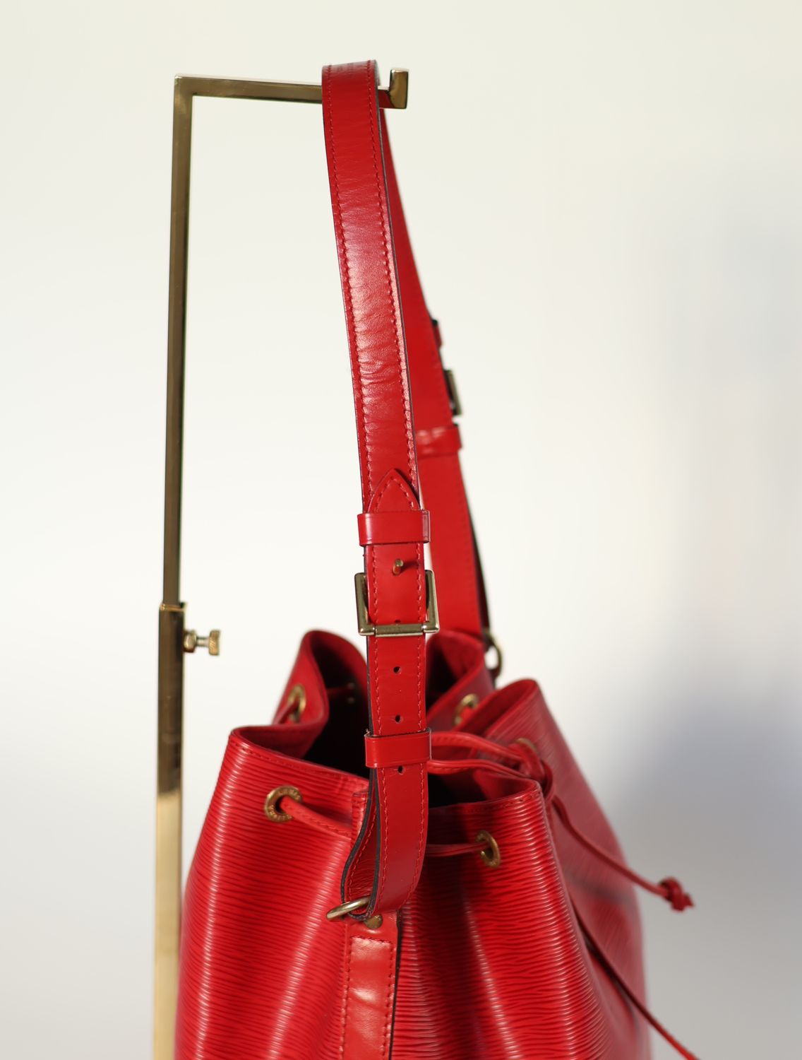 Louis Vuitton Noe Red Epi Bag