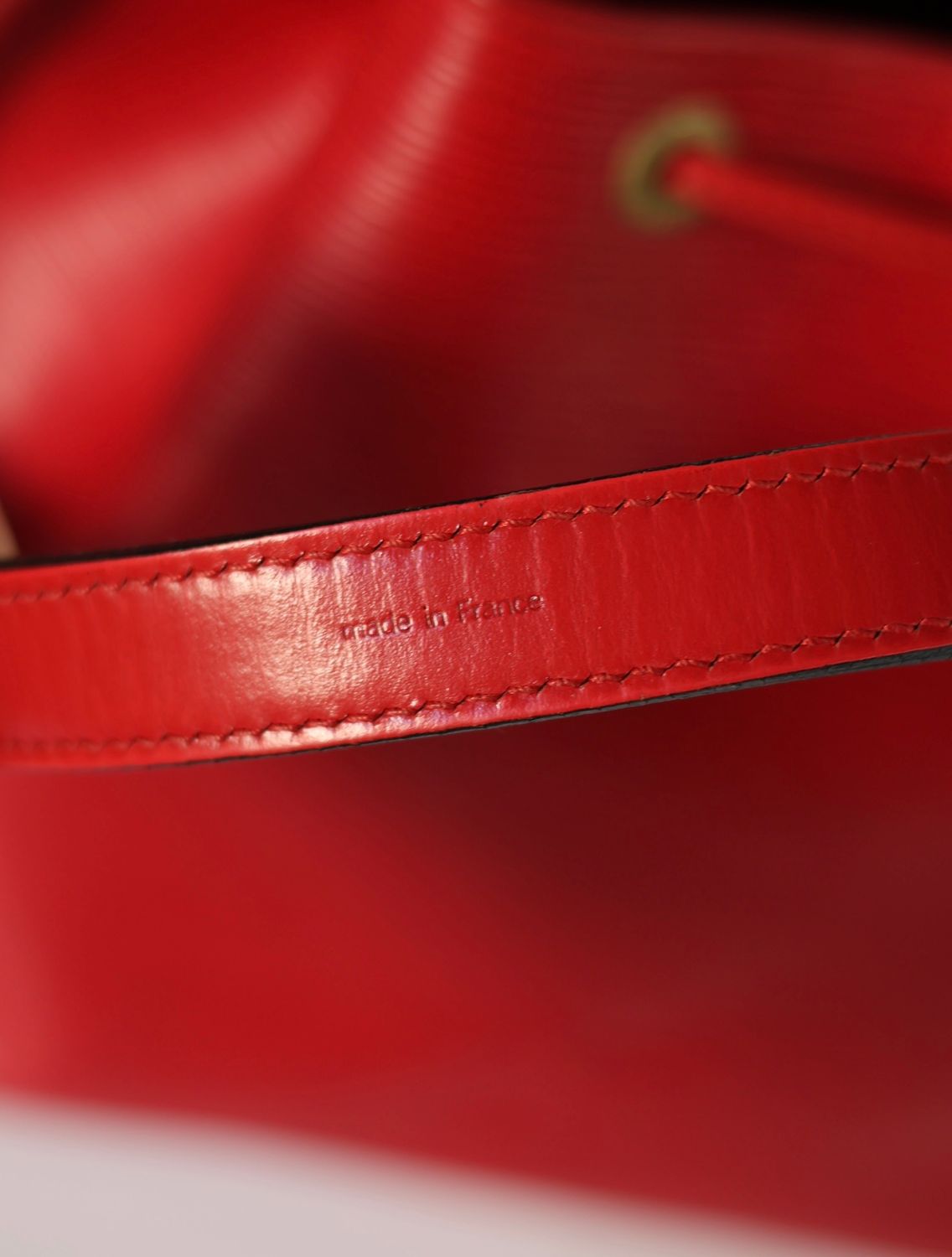 Louis Vuitton Noe Red Epi Bag