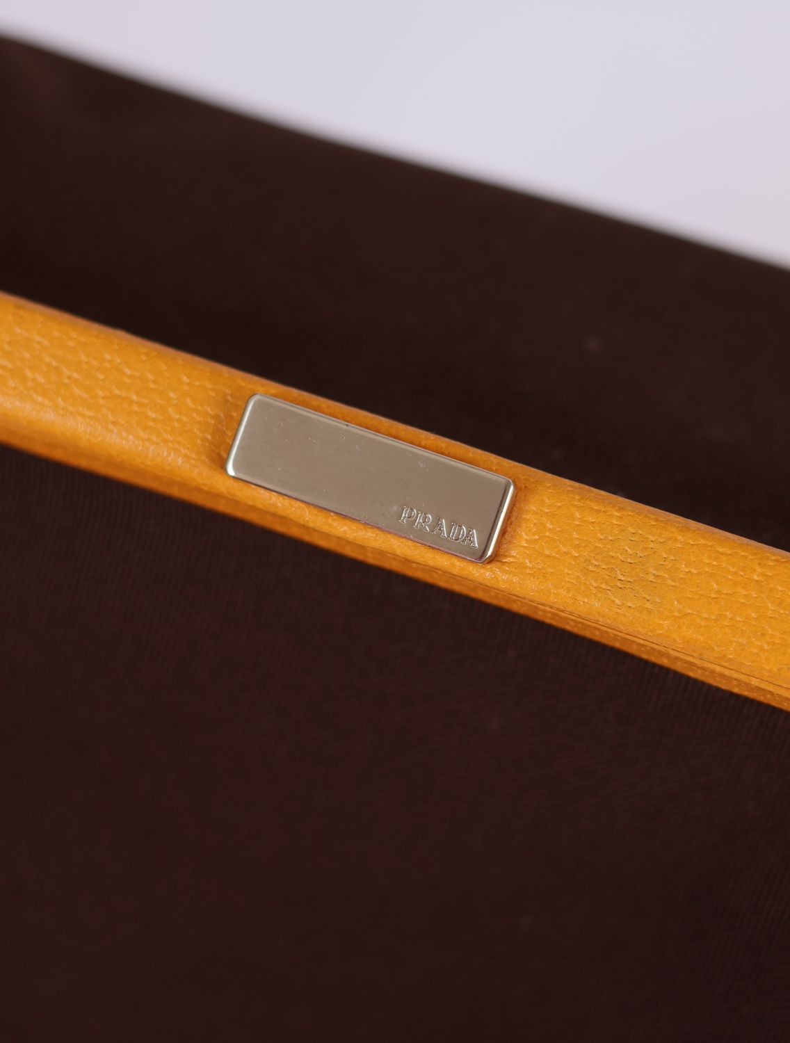 Prada Canvas Frame Bag