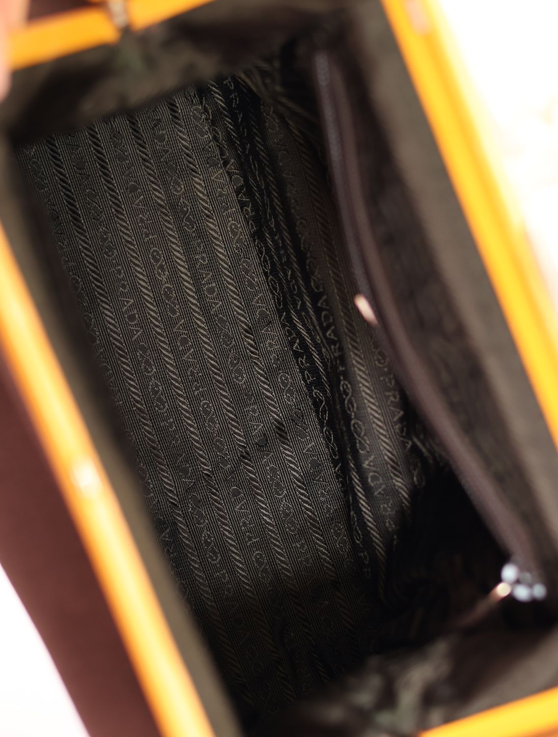 Prada Canvas Frame Bag