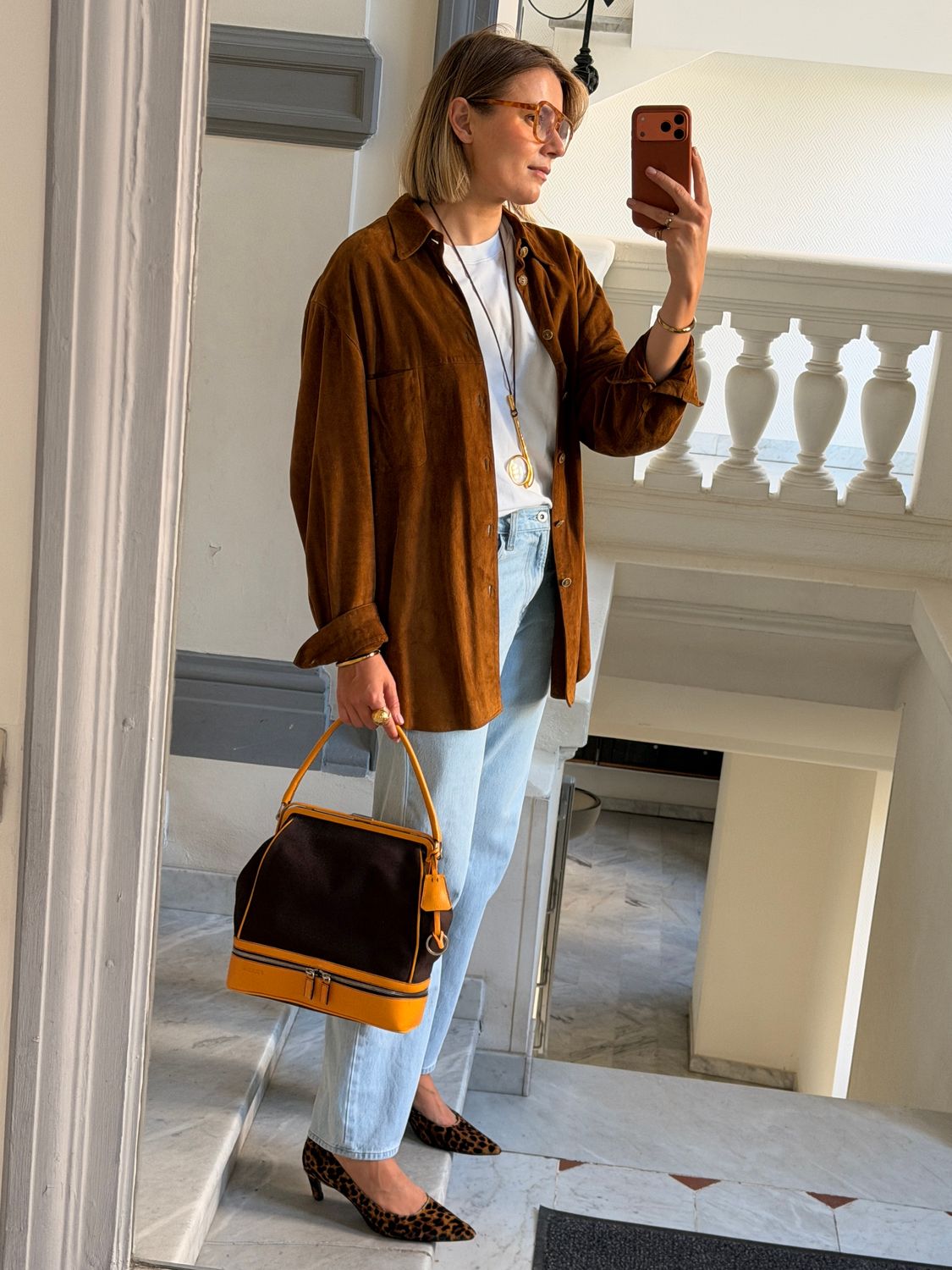 Prada Canvas Frame Bag