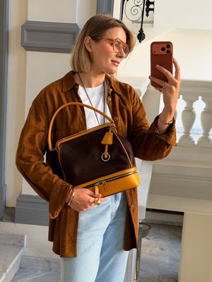 Prada Canvas Frame Bag