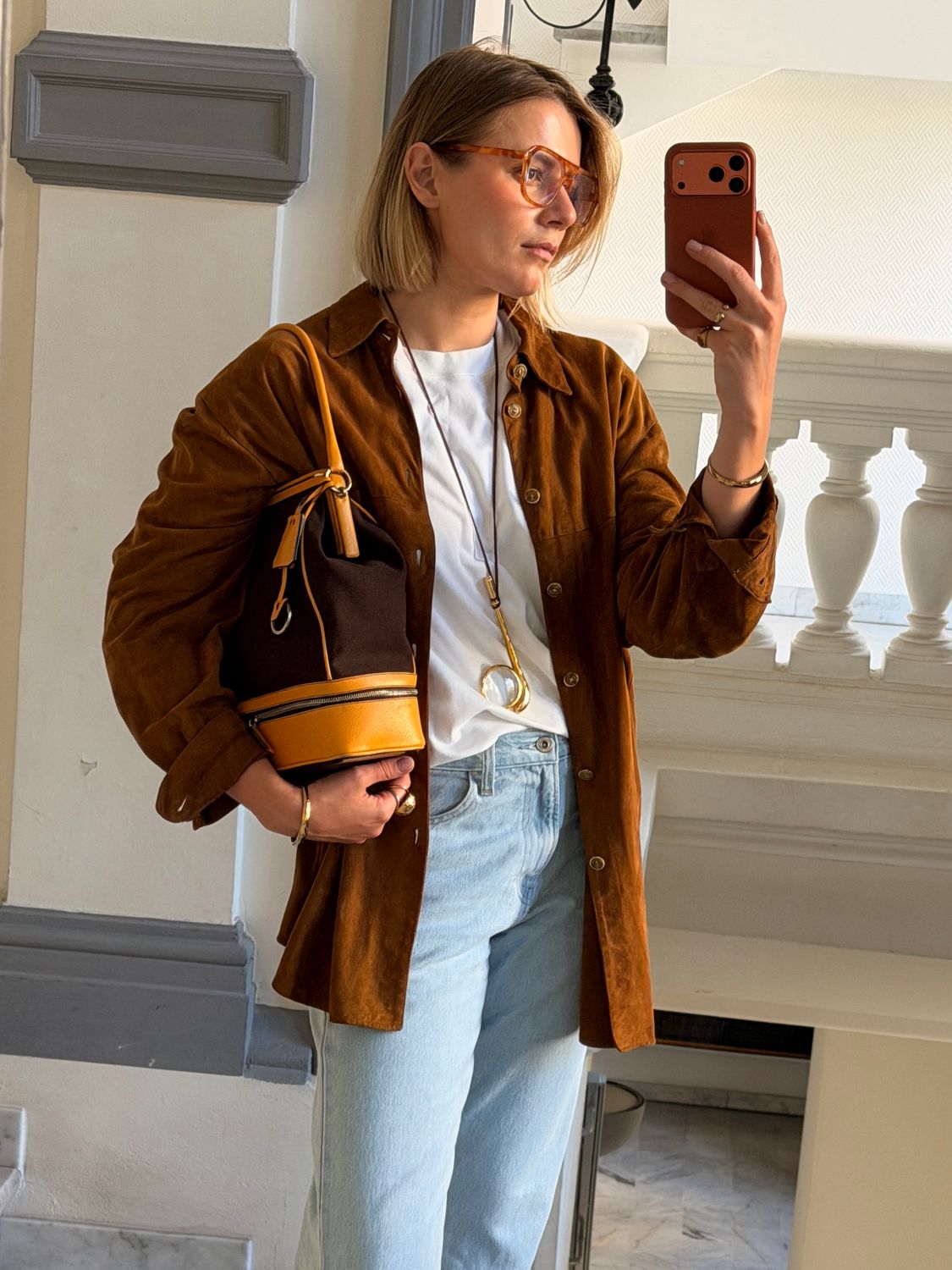 Prada Canvas Frame Bag