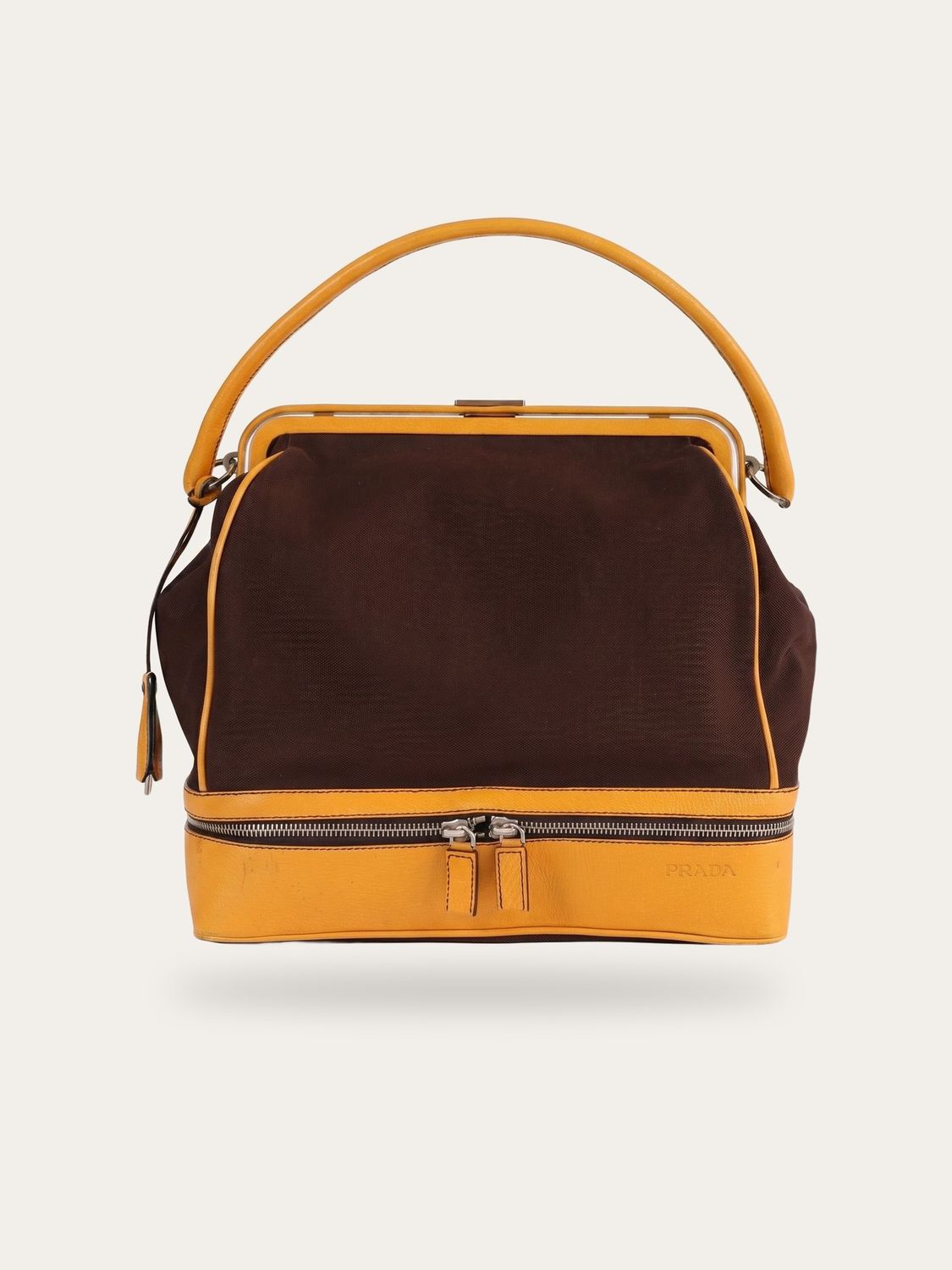 Prada Canvas Frame Bag