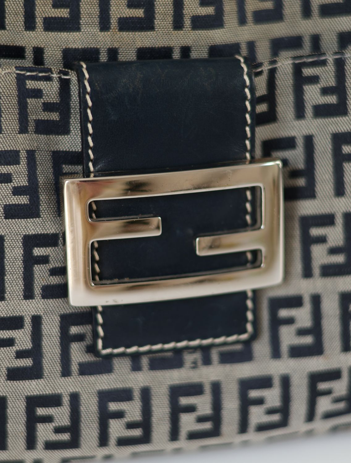 Fendi Zucca Baguette Bag
