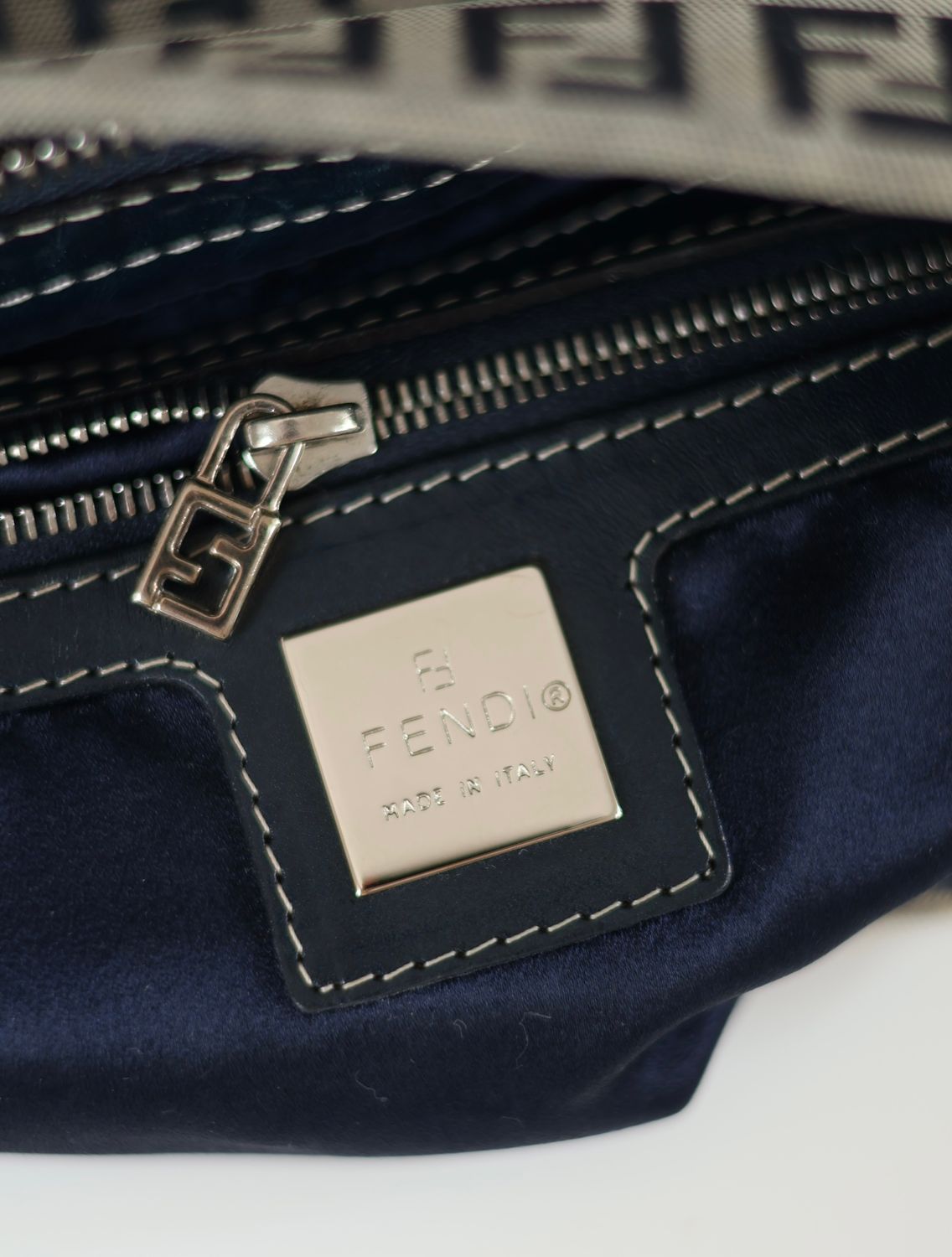 Fendi Zucca Baguette Bag