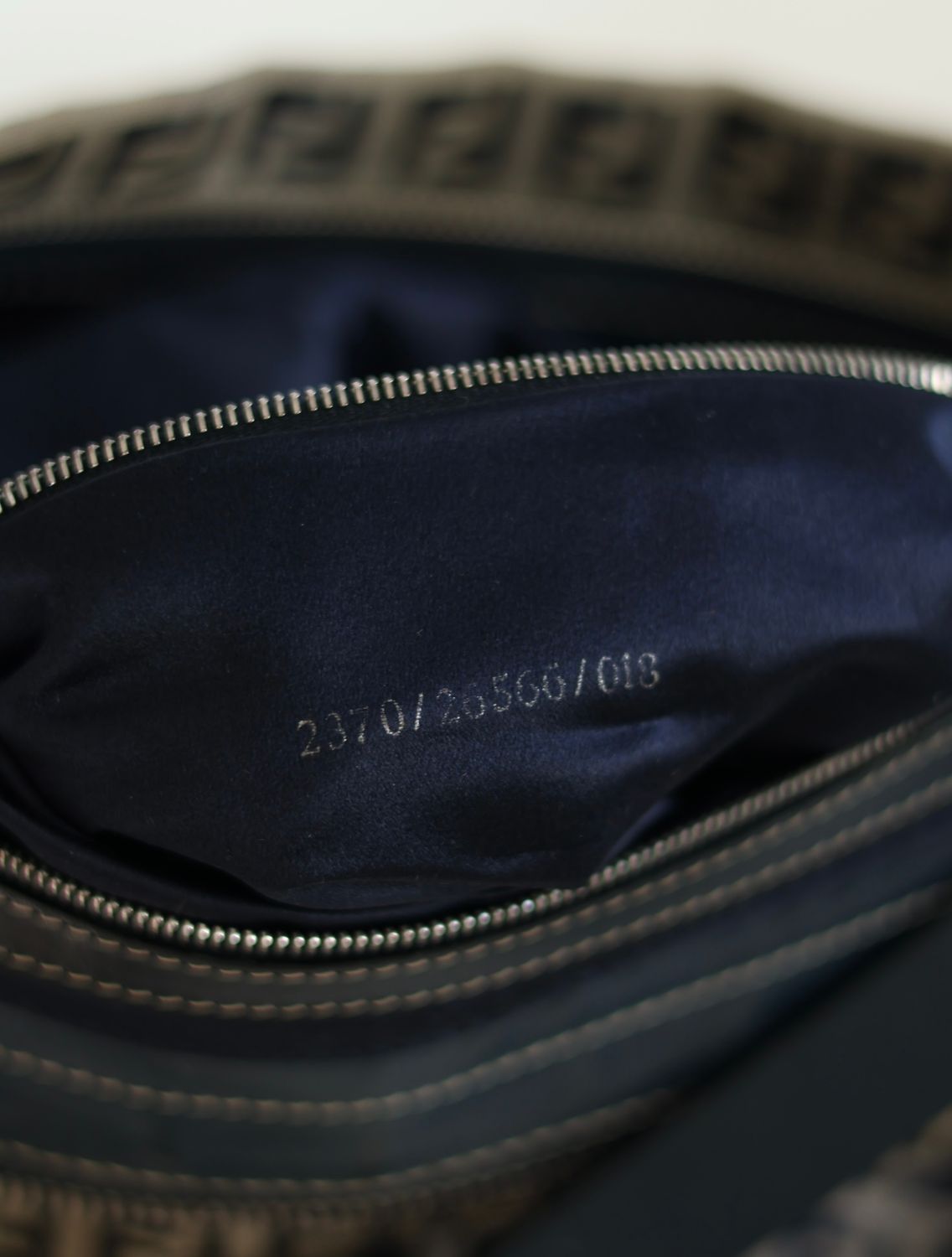 Fendi Zucca Baguette Bag