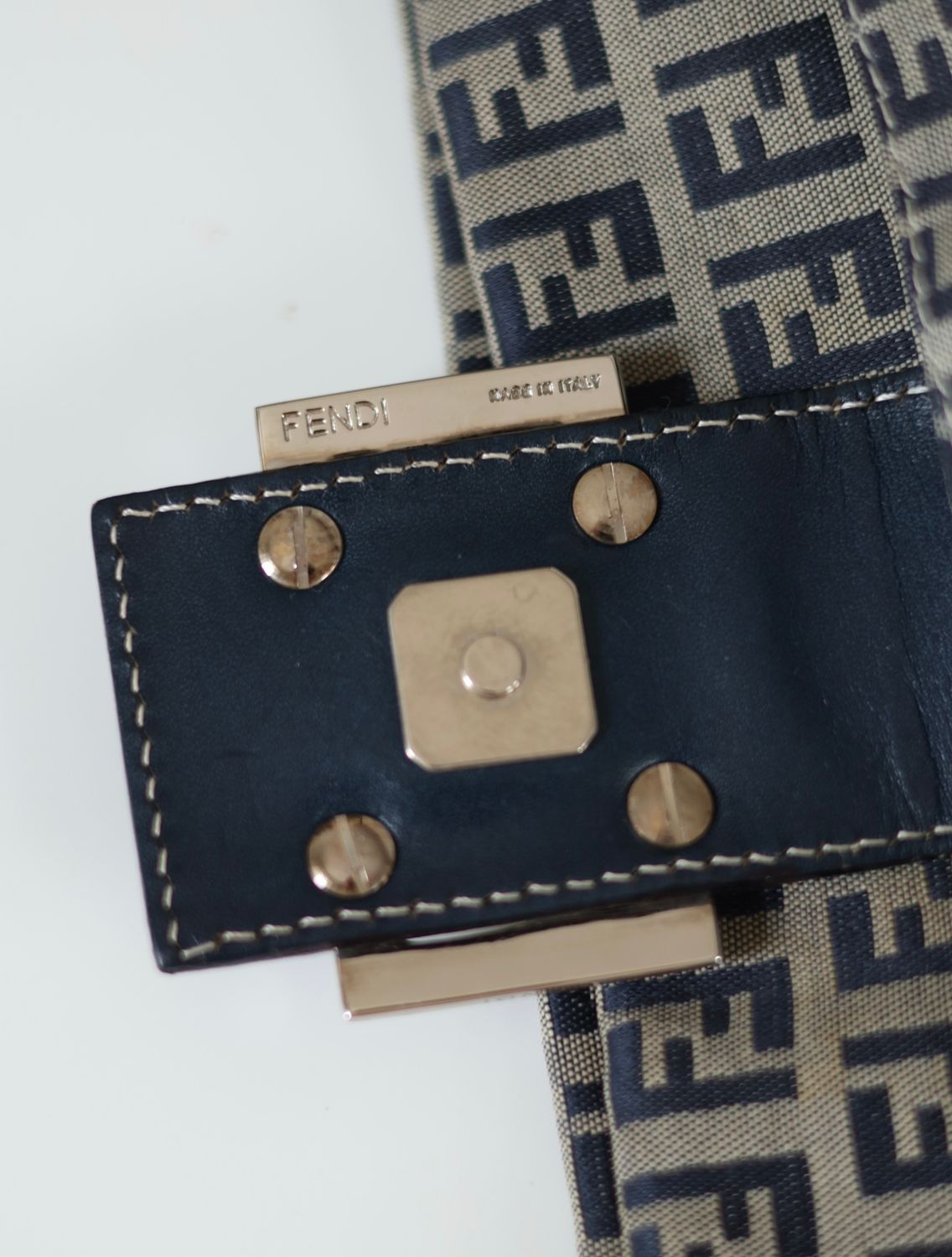 Fendi Zucca Baguette Bag