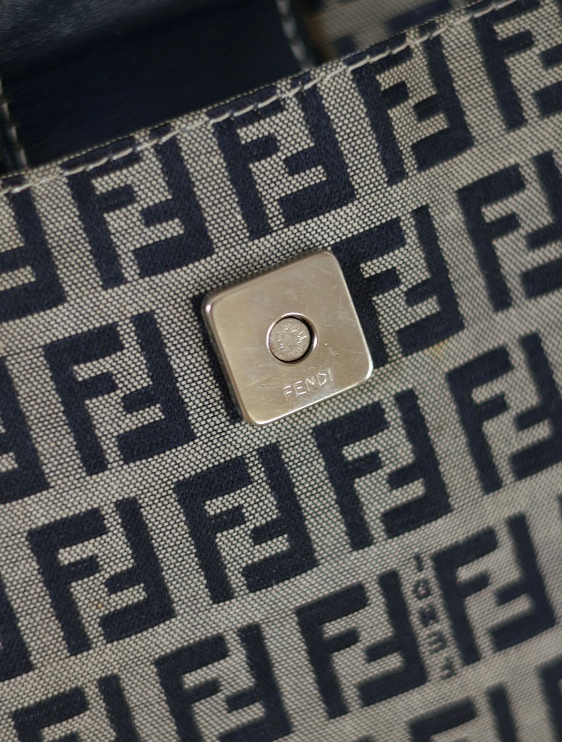 Fendi Zucca Baguette Bag