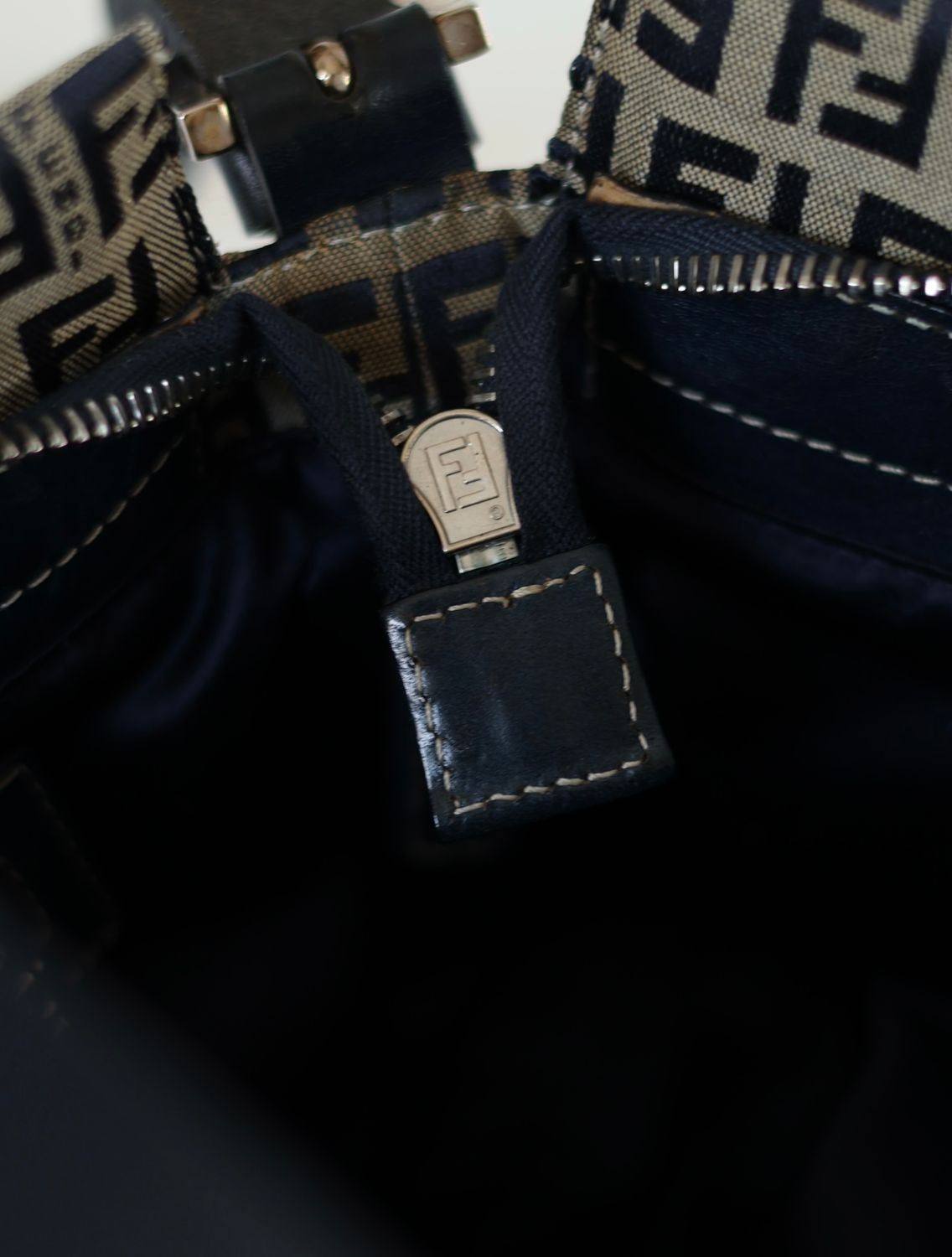 Fendi Zucca Baguette Bag